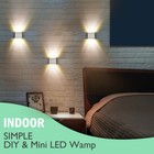 Modern Cob Led Wall Light Up Down Cube Indoor Outdoor Sconce Lighting Lamp 6w Us