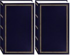 Navy Blue Photo Album - 504 Pockets For 4 x6  Photos  Pack Of 2  Memory Keeper