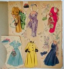 Whitman  here Comes The Bride  1952 Original Vintage  Paper Dolls - Uncut