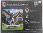 7  X 10  Nfl Dallas Cowboys Inflatable Oversized Football Yard Sign Lightsup