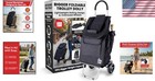 Weatherproof Black Shopping Cart With 200lb Capacity