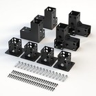 Pergola Kit right Angle Corner Bracket With Pergola Post Base For 3 5x3 5 lumber