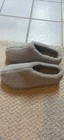 Beach By Matisse Women   s Gray Faux Fur Slip-on Slippers Size 9  Run Small