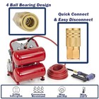 Industrial Coupler 1 4  Npt Female Brass Air Hose Fitting  Quick Connect Air 