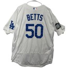 Mookie Betts Authentic 2020 World Series Jersey 44 Made In Usa Stitched