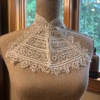 Antique  Schiffli Lace Collar  1900s