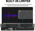 Graphic Equalizer 15-band Stereo Eq For Home Audio  Dual Channel Professional Dj