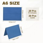 20pack Dark Blue 4x6 Envelopes  A6 Envelopes With Folded Cards