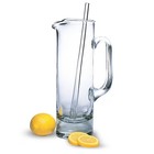 13  Clear Lead Free Crystal Martini Pitcher And Stirrer