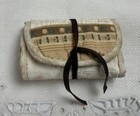 Sewing Roll Up  Antique Fabrics  Patchwork  Calico Prints  Florals  Hand Made