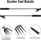 Weed Puller Tool Garden Weed Pulling Tool  Portable Garden Weeder Tool Uprooting