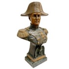 French Bronze Bust Of Napoleon On Marble Base 19 h Empire Decor