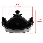 Headlight Assembly   Bulb For Honda Trx500fa Foreman Rubicon 500 4x4 2005-2009