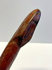 Native American Indian Wood Carved Snake Effigy  Shaman Medicine Man  Late 1880