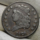 1826 Classic Head Half Cent