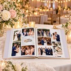 Wedding Photo Album white Wedding Scrapbook With 400 Pockets For Horizontal     