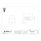 Zoro Select Jl-32pk Push-in Rivet  Dome Head  0 188 In Dia   1 2 In L  Nylon 