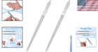 Dual-sided 6 Inch Diamond Nail Files - 2 Pcs For Manicure   Pedicure Perfection