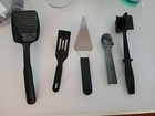 Pampered Chef Lot Pan Removable Handle Burger Press Sandwich Maker Ice Cream