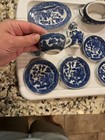 Blue Willow Miniature Children s Tea Set Made In Japan Vintage