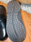 Oofos Oocloog Luxe Clog Men   s 7  Women   s 9 Black Shiny Recovery Comfort Shoe