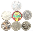 Vintage Casino Token Mixed Lot Of 7     0482