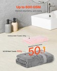 6-piece Baby Towel Set Cotton Soft Towels 600 Gsm