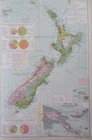 New South Wales Australia New Zealand C  1925-8 Economic Commerce Color Map