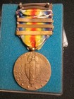 Ww1 Us Army 26th 42nd 1st 3rd Inf  Divs Us Victory Medal W clasps Am  Sm  Ma  Ds