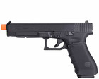 Glock 34 Gen4 Gas Airsoft Pistol Silver Slide And Silver Barrel Dm For Photos