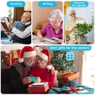 Rechargeable 5x Magnifying Glass For Reading  Large Bright Full Page Magnifier W
