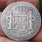 1802 Ft  mexico  2 Reales  silver  Bronze  --non-regal - Contemporary Forgery