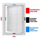 8x12 Inch Plastic Access Panel For Drywall Ceiling Reinforced Plumbing Wall 