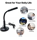 Desktop Mini Condenser Microphone Usb Computer Mic Recording For Laptop Pc