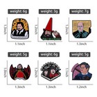 6pcs What We Do In The Shadows Matal Enamel Pin Badge Tv Series Nandor Jackie
