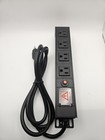 10  Rack Mount Pdu 4 Outlet 15a 125v 1875w 6ft Protected Switch
