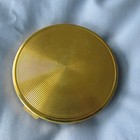 Vintage Richard Hudnut 1940s Makeup Compact Gold Tone W Puff  -gc 