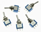 10pcs Spdt Guitar Mini Toggle Switch 2-position On on 3 Pin Car boat Switches