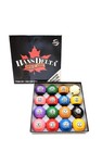 Pool Table Billiard Ball Set - Regulation Size 2-1 4  Full 16 Pool Ball Set    