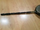 Antique English Victorian Copper Bed Warmer With Beautiful Wood Handle 43 5    