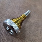  1 Alto Horn Engraved Mouthpiece M h Double Cup  Boquilla Armonia O Saxor  1