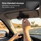 Car Visor Sunglasses Holder  Magnetic Vehicle Sun Visor Eyeglasses Black