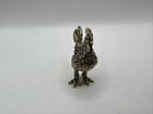 Vintage Miniature Brass Rooster Chicken Figurine Mini Country Farmhouse 2   