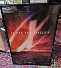 X-files  Framed Original Movie Poster 27 X 40 - Advance  fight  1998  Nice 