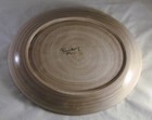 Rare Cream Color Pennsbury Pottery Platter Green Rooster Design