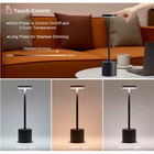 Touch Lamp Cordless With Adjustable Dimmer And Lighting Options Warm Soft Bright