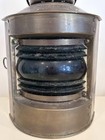 Vintage Antique - Starboard Ship Oil Lamp Nautical Maritime Boat - Light Lantern