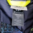 Champion Kids Snow Pants Xs 4-5 Blue Green Ombre Geometric Insulated Ski