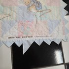 Vintage Y2k Beatrix Potter Baby Quilt Handmade Crib Blanket 35 X 40 Mint
