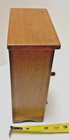 Vintage Wooden Artisan Carl Sachs Miniature Doll House Single Door Pie Safe 1985
